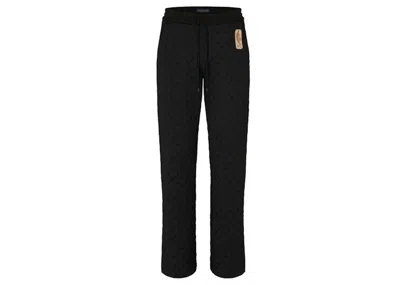 Pre-owned Louis Vuitton Men's  X Nba Monogram Pants With Slits In Black