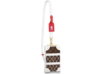 Pre-owned Louis Vuitton Men's  X Nba Soft Trunk Phone Box Monogram In Multi
