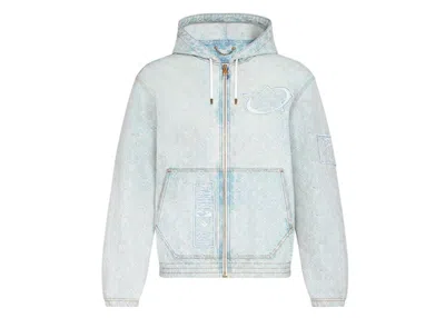 Pre-owned Louis Vuitton Men's  X Nba Zipthrough Hoodie In Blue