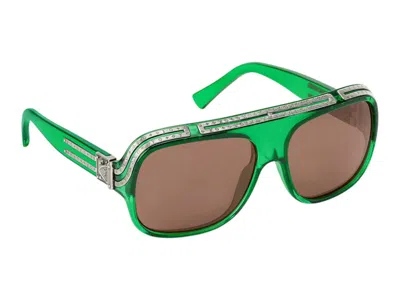 Pre-owned Louis Vuitton Men's  X Nigo 1.0 Millionaires Sunglasses In Green