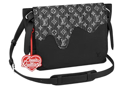 Pre-owned Louis Vuitton Men's  X Nigo Besace Tokyo Monogram In Black