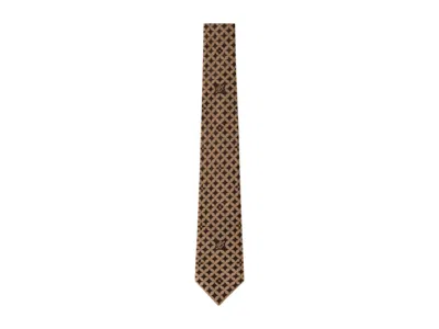 Pre-owned Louis Vuitton Men's  X Nigo Dandy Monogram Tie In Brown