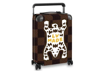 Pre-owned Louis Vuitton Men's  X Nigo Horizon Damier Ebene Giant 55 In Brown