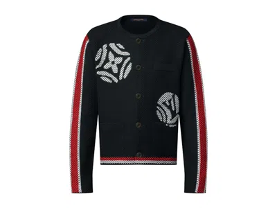 Pre-owned Louis Vuitton Men's  X Nigo Knitted Cotton Jacket In Black