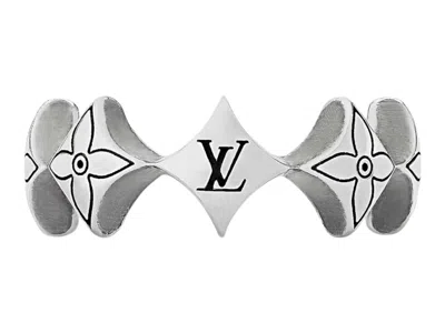 Pre-owned Louis Vuitton Men's  X Nigo Lv Spiky Flower Ring In Black