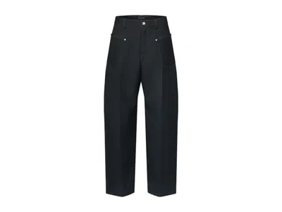 Pre-owned Louis Vuitton Men's  X Nigo Tailored Workwear Pants In Black