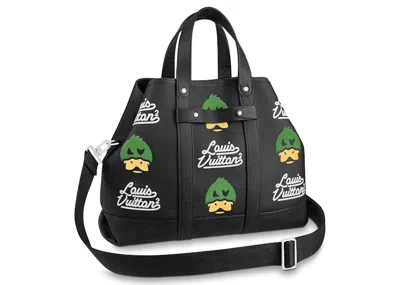 Pre-owned Louis Vuitton Men's  X Nigo Tote Journey In Black