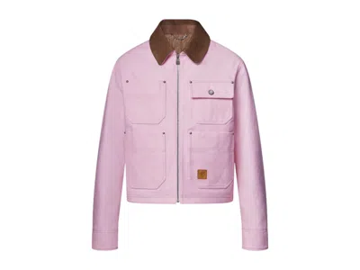 Pre-owned Louis Vuitton Men's  X Nigo Workwear Jacket In Pink