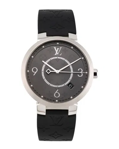 Pre-owned Louis Vuitton Men's Tambour Eclipse Watch, Circa 2000's (authentic Pre-loved)