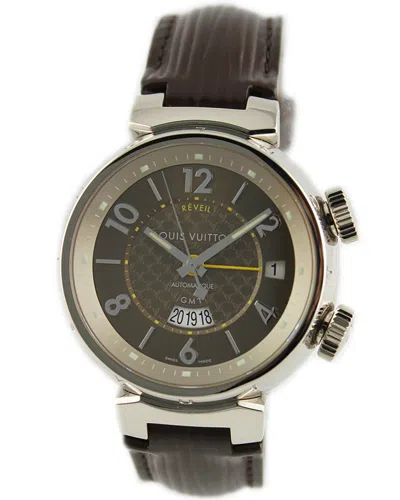 Pre-owned Louis Vuitton Men's Tambour Watch With Original Box (authentic Pre-loved)
