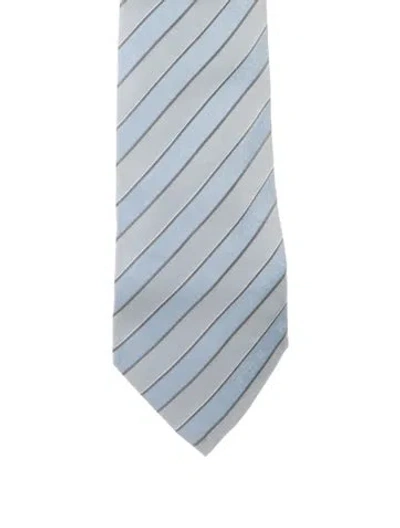 Pre-owned Louis Vuitton Mens Tie In Blue