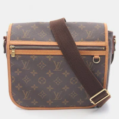 Pre-owned Louis Vuitton Messenger Pm Bosphore Shoulder Bag Monogram Canvas In Brown