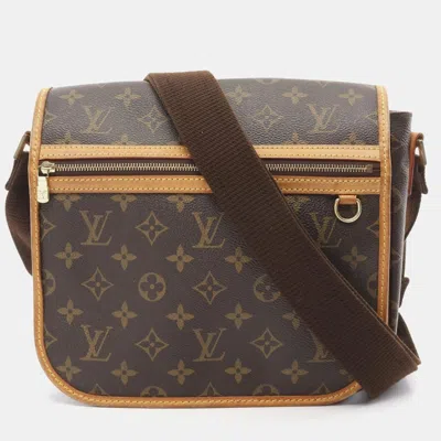 Pre-owned Louis Vuitton Messenger Pm Bosphore Shoulder Crossbody Bag Monogram In Brown