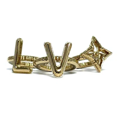 Pre-owned Louis Vuitton Metal Band Ring ()