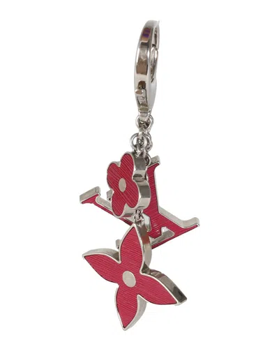 Pre-owned Louis Vuitton Metal Fleur D Epi Bag Charm (authentic Pre-loved)