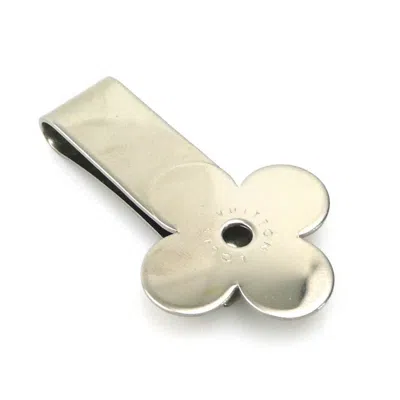 Pre-owned Louis Vuitton Metal Money Clip () In Silver