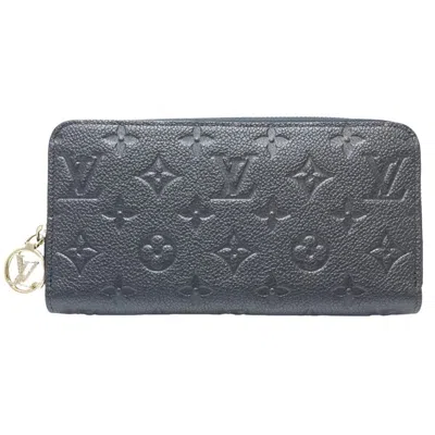 Pre-owned Louis Vuitton Metallic Blue Leather Wallet (bi-fold) ()