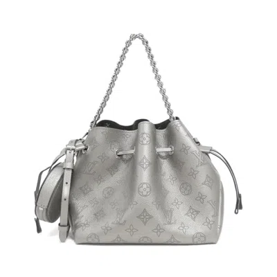 Pre-owned Louis Vuitton Metallic Gray Leather Shoulder Bag ()