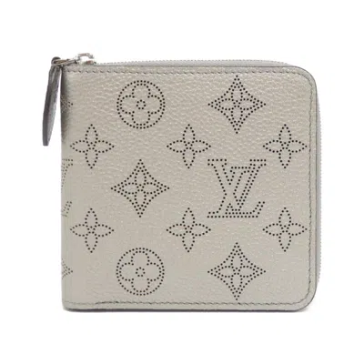 Pre-owned Louis Vuitton Metallic Gray Leather Wallet (bi-fold) ()