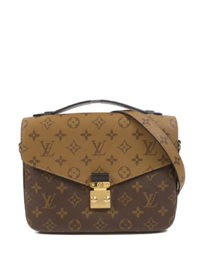 Pre-owned Louis Vuitton Métis Monogram Cross Body Bag In Neutral