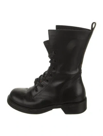 Pre-owned Louis Vuitton Metropolis Flat Ranger Lv Monogram Combat Boots In Multi