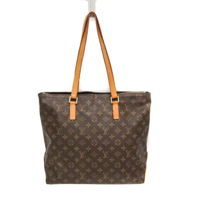 Pre-owned Louis Vuitton Mezzo Brown Canvas Tote Bag ()