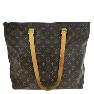 Pre-owned Louis Vuitton Mezzo Canvas Tote Bag () In Brown