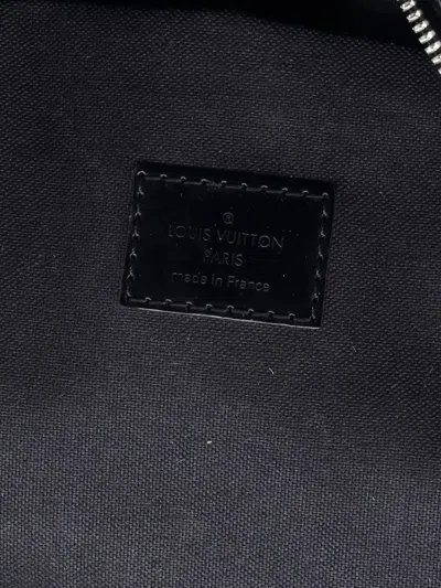Pre-owned Louis Vuitton Michael Nm Damier Graphite Backpack In Black