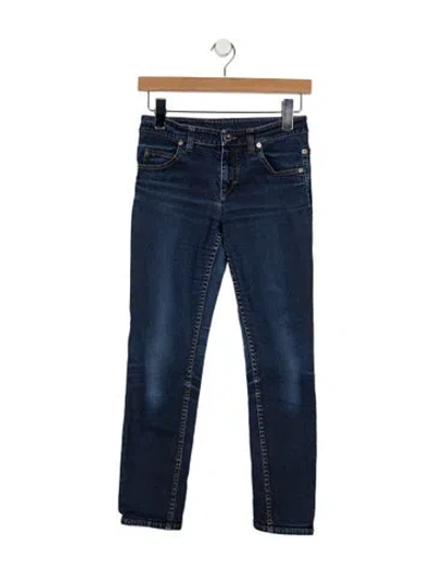 Pre-owned Louis Vuitton Mid-rise Skinny Leg Jeans In Blue