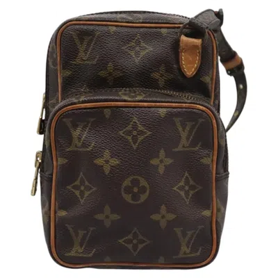 Pre-owned Louis Vuitton Mini Amazone Brown Canvas Shoulder Bag ()