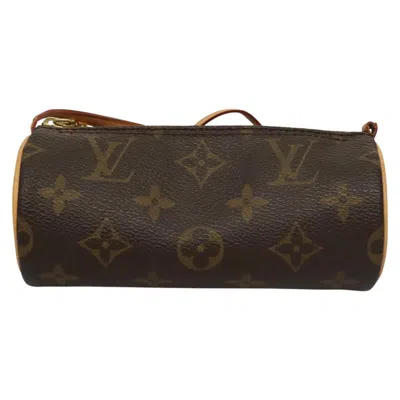 Pre-owned Louis Vuitton Mini Baby Papillon Brown Canvas Clutch Bag ()