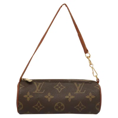 Pre-owned Louis Vuitton Mini Baby Papillon Brown Canvas Clutch Bag ()