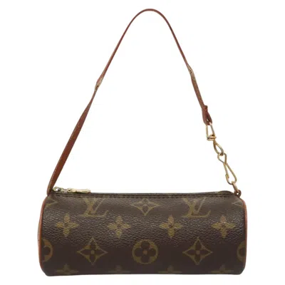 Pre-owned Louis Vuitton Mini Baby Papillon Brown Canvas Clutch Bag ()