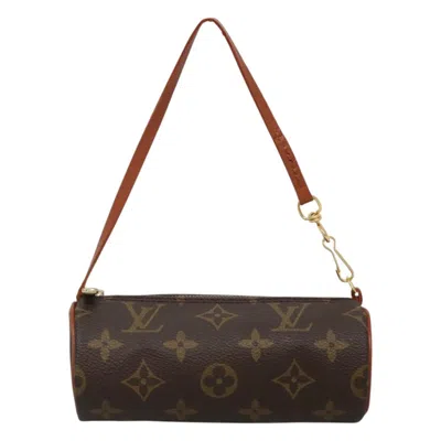 Pre-owned Louis Vuitton Mini Baby Papillon Brown Canvas Clutch Bag ()