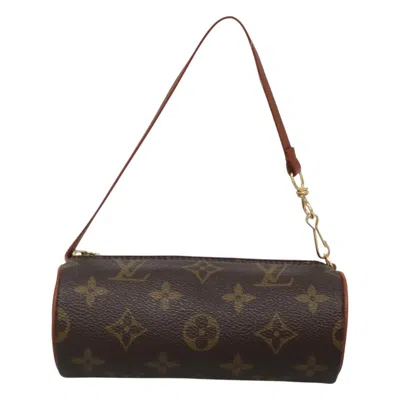 Pre-owned Louis Vuitton Mini Baby Papillon Brown Canvas Clutch Bag ()