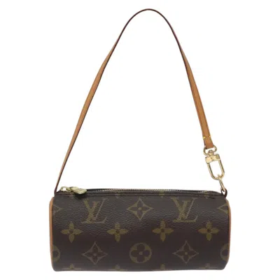 Pre-owned Louis Vuitton Mini Baby Papillon Brown Canvas Clutch Bag ()