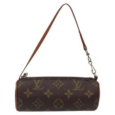 Pre-owned Louis Vuitton Mini Baby Papillon Brown Canvas Clutch Bag ()