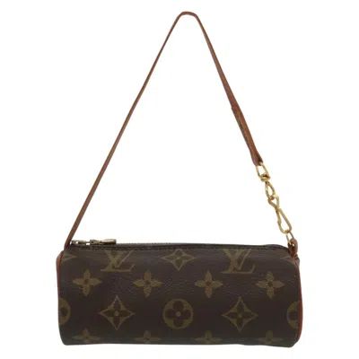 Pre-owned Louis Vuitton Mini Baby Papillon Brown Canvas Clutch Bag ()