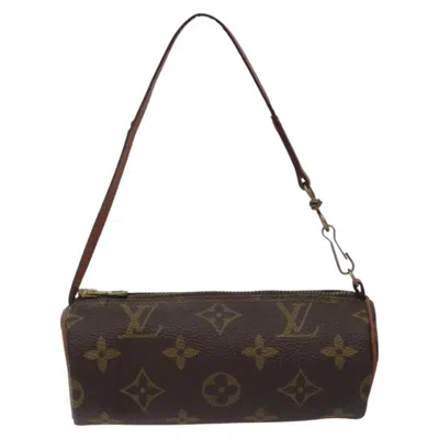 Pre-owned Louis Vuitton Mini Baby Papillon Brown Canvas Clutch Bag ()