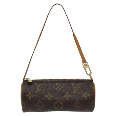 Pre-owned Louis Vuitton Mini Baby Papillon Canvas Clutch Bag () In Brown