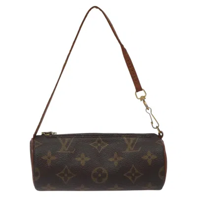 Pre-owned Louis Vuitton Mini Baby Papillon Canvas Clutch Bag () In Brown
