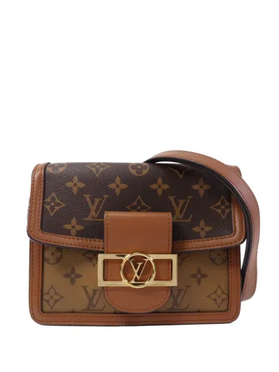 Pre-owned Louis Vuitton Mini Dauphine Shoulder Bag In Neutral