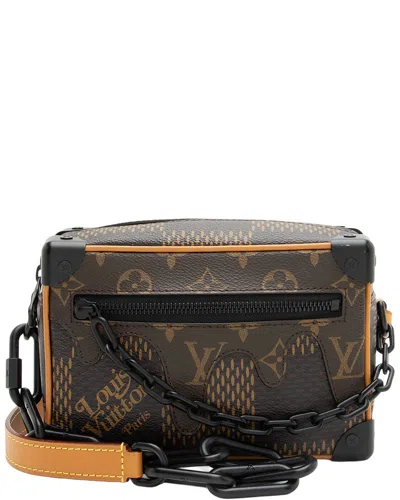 Louis Vuitton Mini Leather Shoulder Bag In Brown