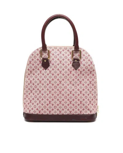 Pre-owned Louis Vuitton Mini Lin Alma Haut Bag In Multi