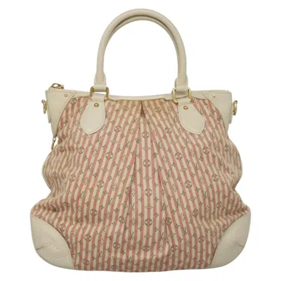 Pre-owned Louis Vuitton Mini Lin Pink Canvas Shoulder Bag ()