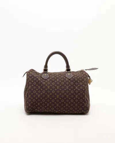 Pre-owned Louis Vuitton Mini Lin Speedy 30 Bag