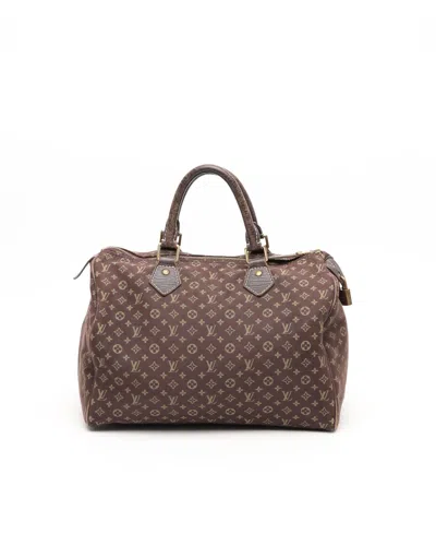 Pre-owned Louis Vuitton Mini Lin Speedy 30 Bag