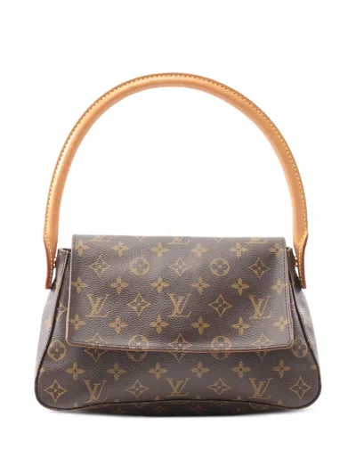 Pre-owned Louis Vuitton Mini Looping Shoulder Bag In Brown