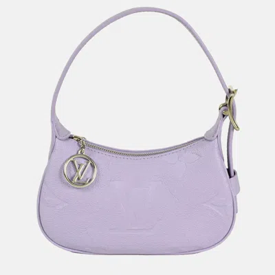 Pre-owned Louis Vuitton Mini Moon Shoulder Bag Monogram Empreinte Purple