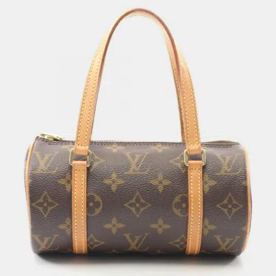 Pre-owned Louis Vuitton Mini Papillon Brown Monogram Canvas Shoulder Bag